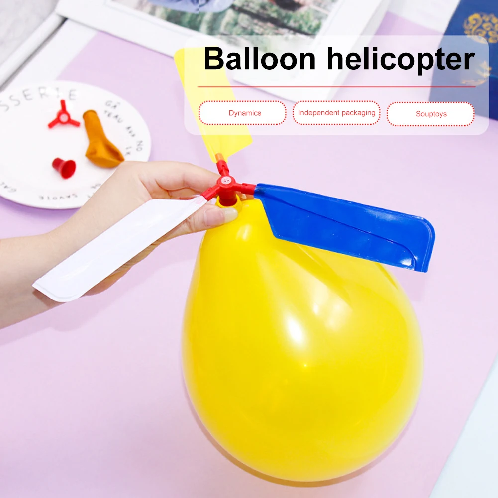 20/15/10pcs Easter Helicopter Balloon 10/15/20PCS Balloon Outdoor Flying Balloon Toy for Easter Basket Fillers Gift for Party