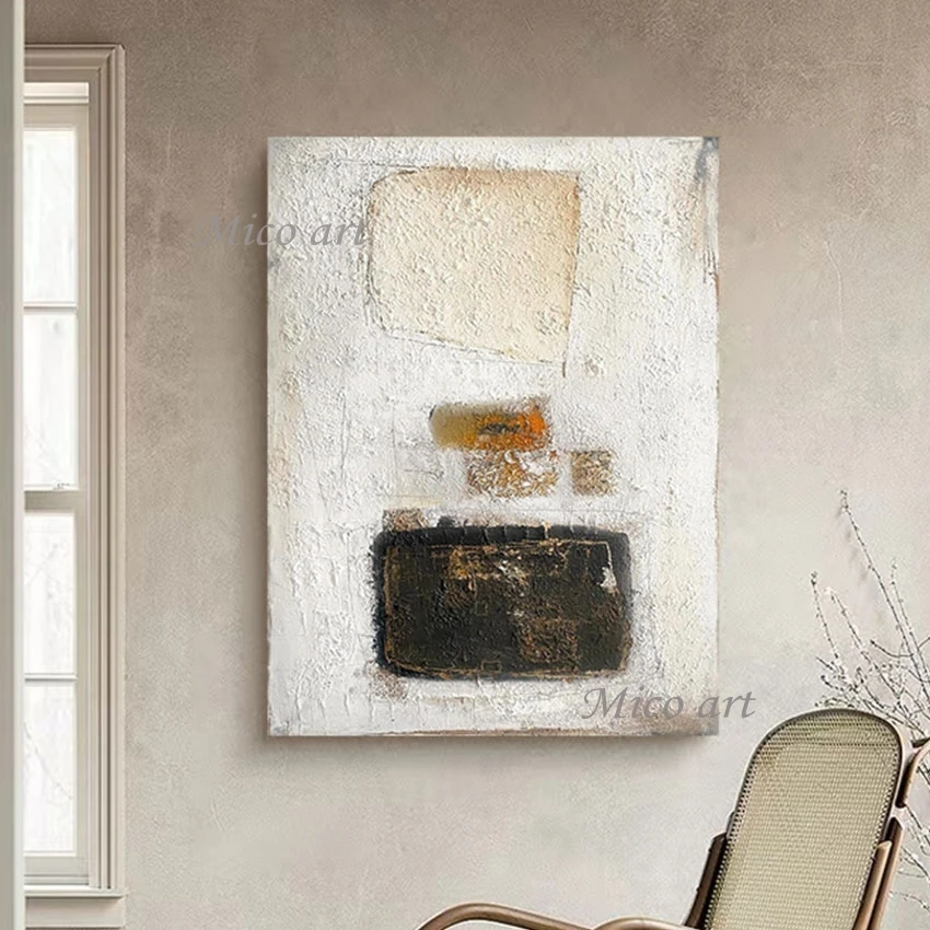 

100% Hand-painted Modern Art Canvas Picture Frameless Abstract Handmade Oil Painting For Outdoor Office Decoration Artwork