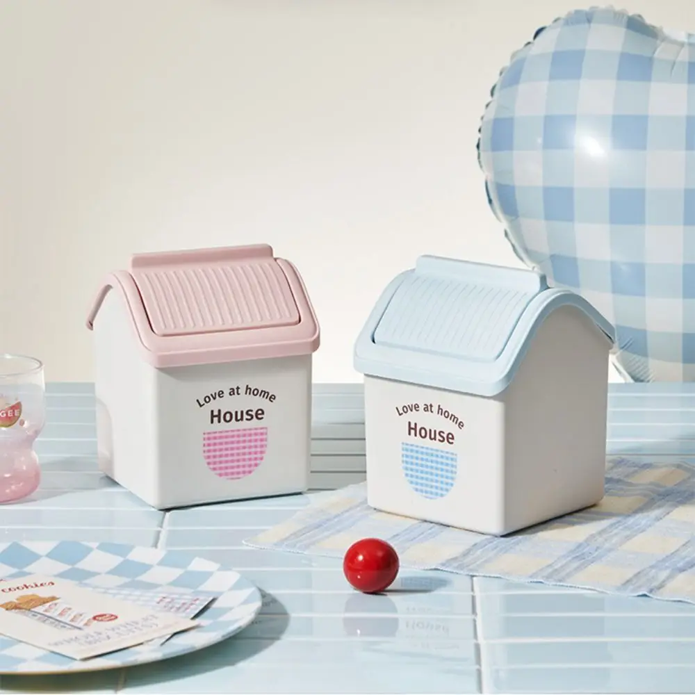 

Large Capacity Sweet House Pen Holder Stationery Dust-proof Pencil Storage Box Pen Stand Waterproof Makeup Brush Organizer Home