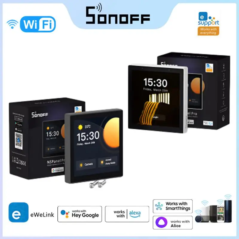 Sonoff Ns Panel Pro Zigbee 3,0 Smart Scene переключатель Sonoff Nspanel Pro Ewelink Панель цифровой термостат Alexa Google