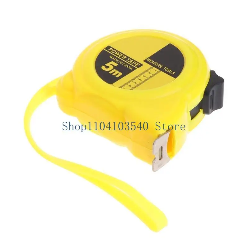 02DC 3/5 Meters Professional Retractable Steel Measuring Tape Measure Ruler Steel Blade & Plastic for Shell for Construction