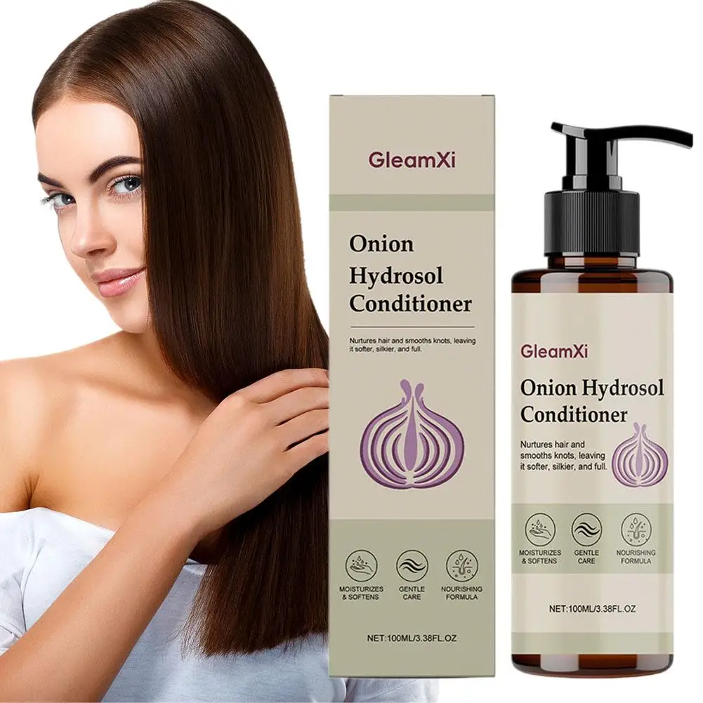 

100ml GleamXi Onion Hydrosol Shampoo/Conditioner – Deeply Nourishes Hair Follicles Gently Cleanses Improve Sparse Hair Quality