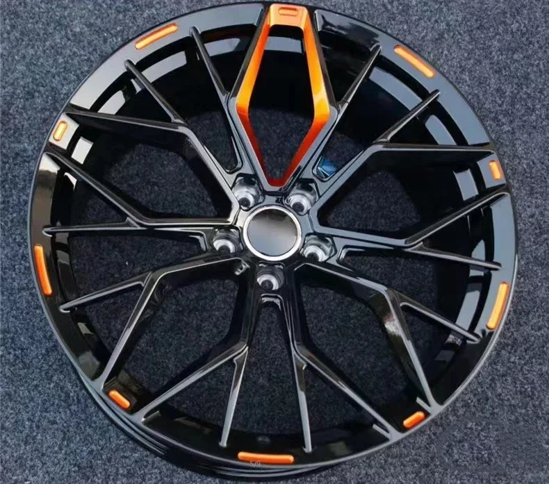 19 20 21 22 inch Custom Size And Color Forging Rims 5*112 5*112 Blue Orange Concave Forged Wheels For Dodge Charger Wheels Rims