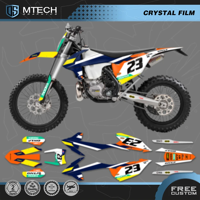 DSMTECH Graphics Decals Stickers Kit For KTM 125 250 350 450 500 SX SXF XC XCF 2016 2017 2018 EXC EXCF XCW 2017 2018 2019 007