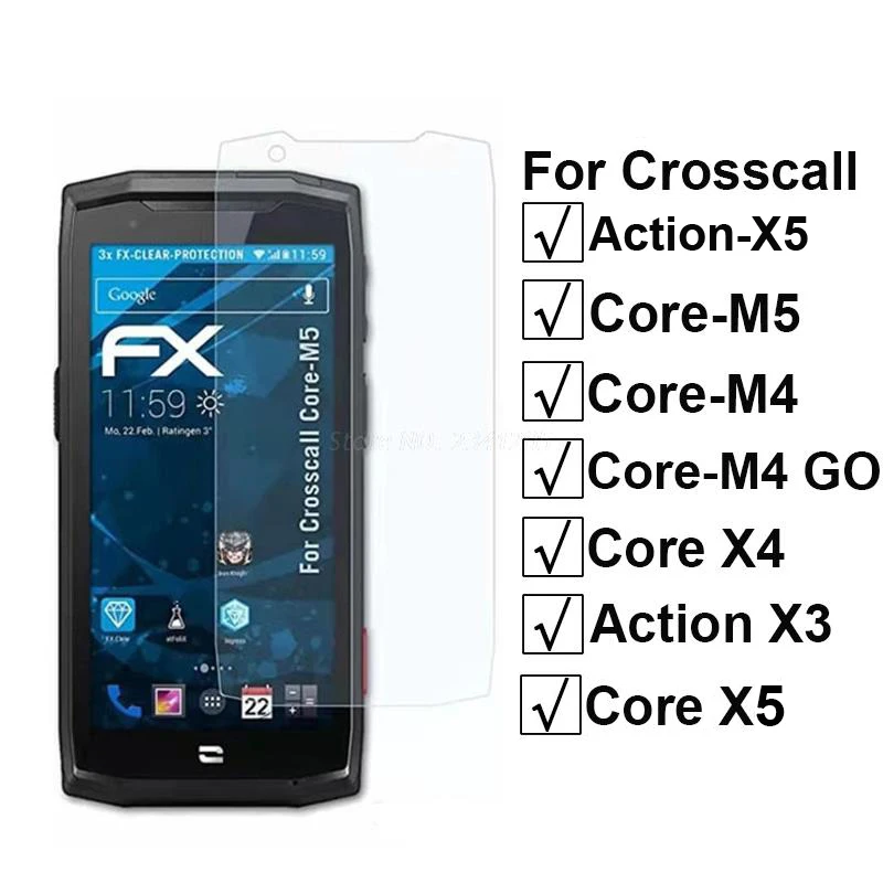 10-1PC Tempered Glass For Crosscall Core X5 M5 X4 M4 GO Screen Protector 9H Protective Glass on Crosscall Action X5 X3 Pelicula