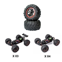 RC Car Wheel Tire Tyres for XLF X03 X04 X-03 X-04 1/10 RC Car Brushless Monster Truck Spare Parts AccessoriesJAS