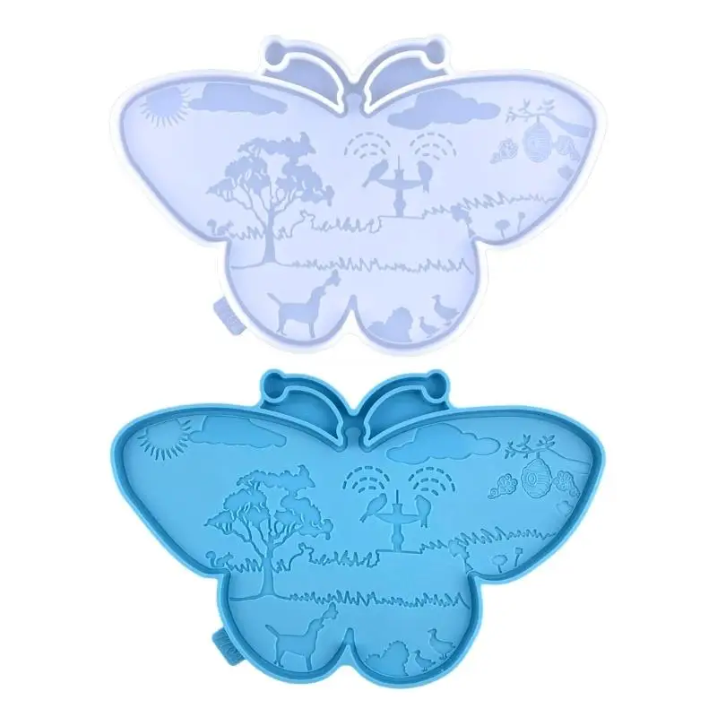 

Wall Decor Resin Mold,Butterflies Wall Art Silicone Mold for Epoxy Resin Casting Dropship