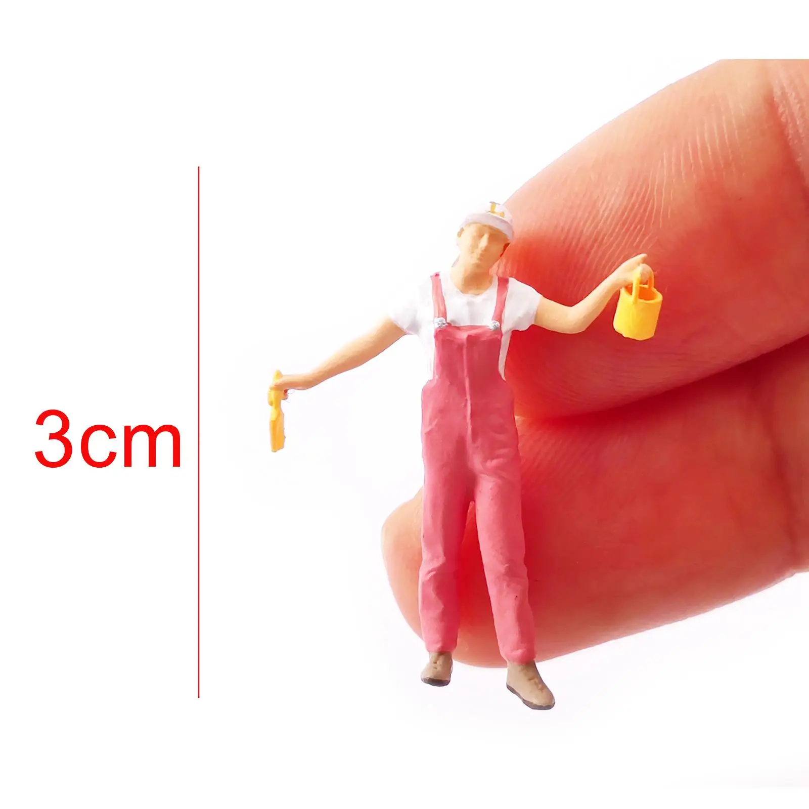 1:64 Scale Miniature Painter Model Figures Tiny People DIY Projects