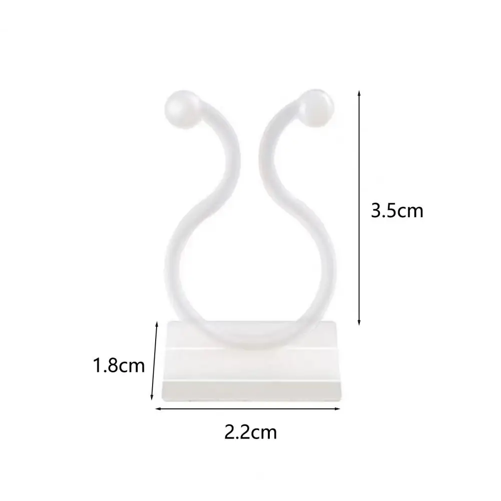 

50 шт. 3,5 см зажим для крепления виноградной лозы без дырокола самоклеящаяся стена для скалолазания ветка растения фиксатор настенный светильник принадлежности для балкона