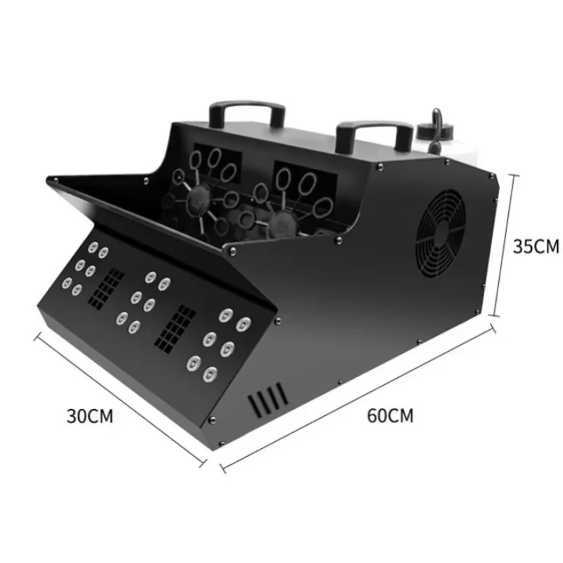 Stage Effect LED 1500w Smoke Fog Bubble Machine for Wedding Party Club Stage Lights