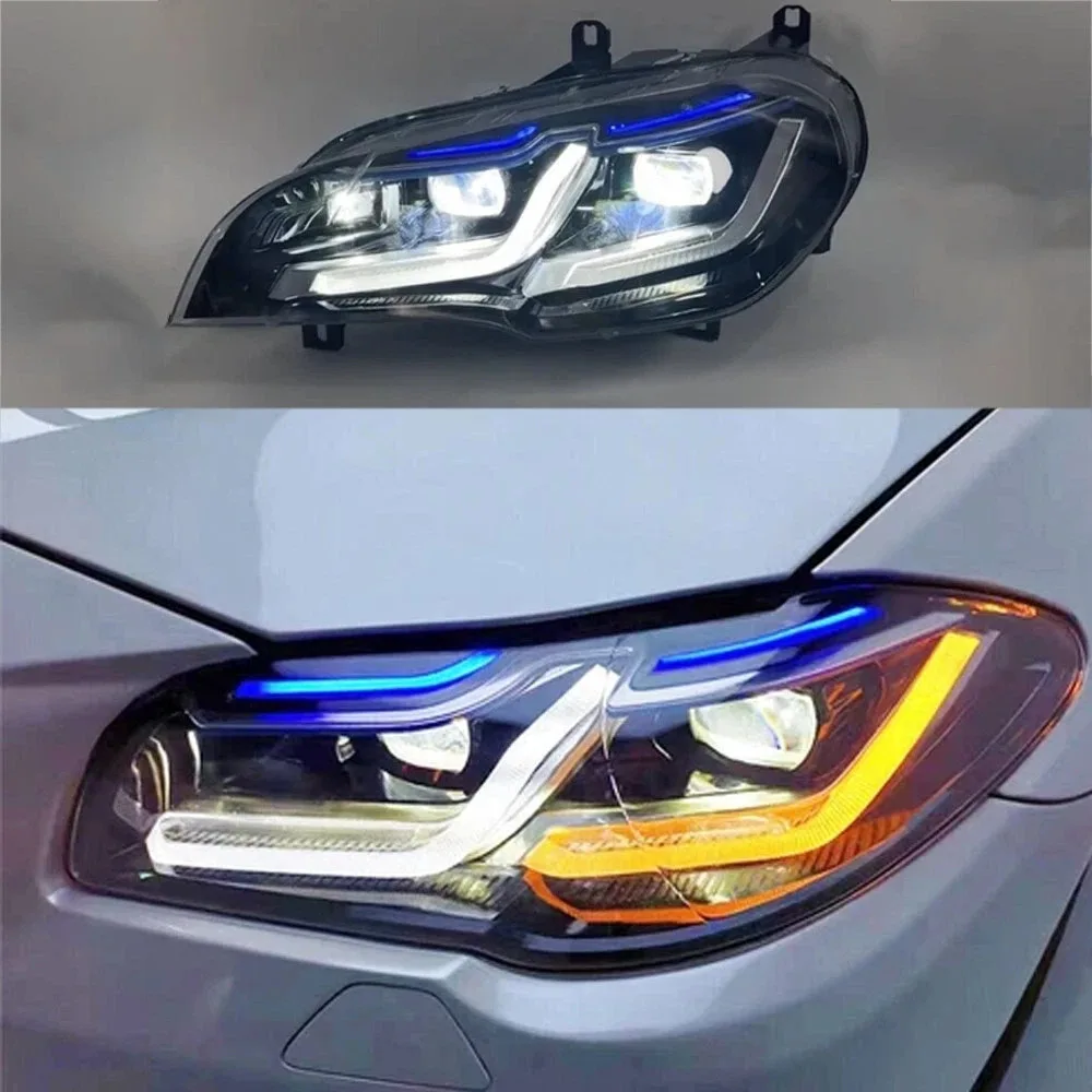 

For Bmw X5 E70 2007-2013 Led Drl Headlight Assembly Hid Bi Xenon Projector Upgrade Headlamp Afs Replace Plug And Play Headlights