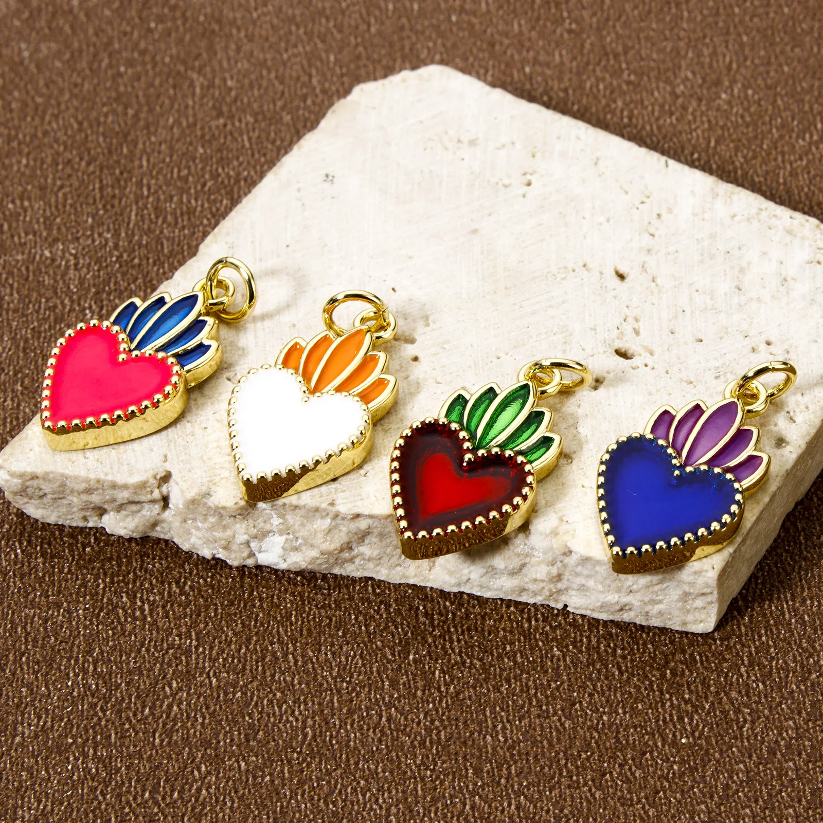 Brass Religious Charms for DIY Jewellery Making