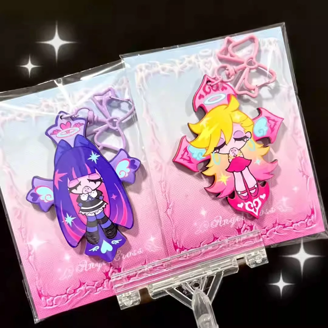 

Трусики и чулки с подвязками, аниме-брелок для ключей, мужской брелок для ключей для женщин, модная кавайная фигурка, акриловый брелок, подвеска, подарки