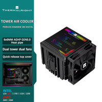 Thermalright Peerless Assassin 140 Digital Tower Cooler Dual Tower Dual Fan Air Cooling Radiator 6x6mm Heat Pipe AGHP GEN5.0