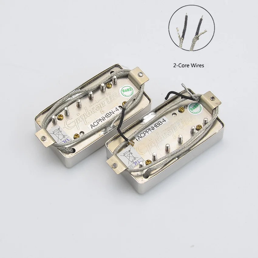 1 Set Nguyên Bộ Chính Hãng Epi Chuẩn PRO Đàn Guitar Điện Alnico Humbucker Niken/Vàng Bao Đàn Guitar Phụ Kiện