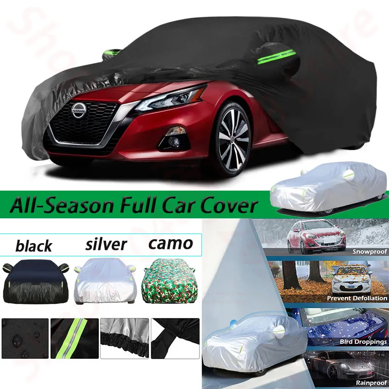 

Car Cover for 1998-2024 Nissan Altima All Weather for Automobiles Windproof Snowproof Rain Hail Sun UV Protection