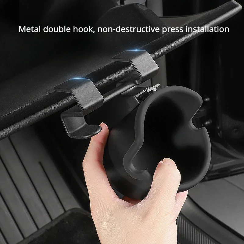 Glove Box Cup Holder Hook for Tesla Model Y Car Instrument Panel Water Cup Holder Hook Storage Modely Car Accessories 2022-2024