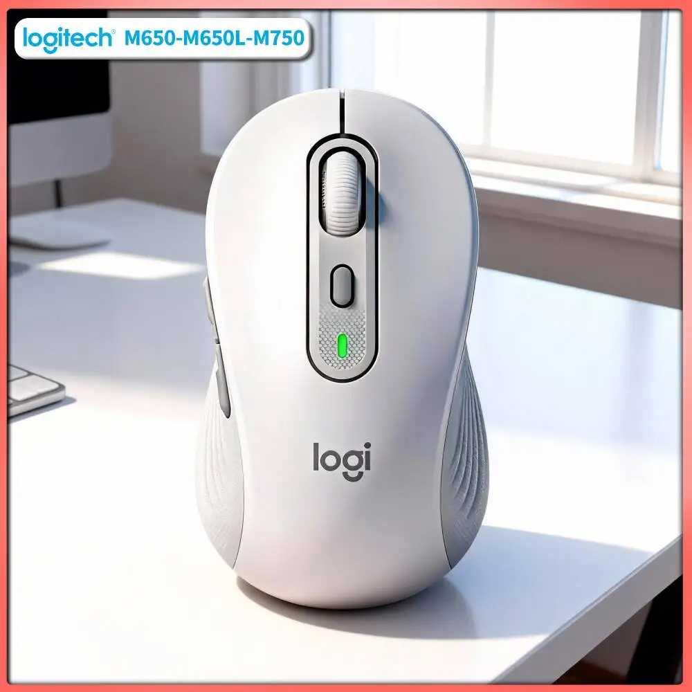 M750 Office Mouse - 4000 High DPI Tracking, Rubber Anti-Slip Grips, 3-Device Switch, Business Desk Pick Tool