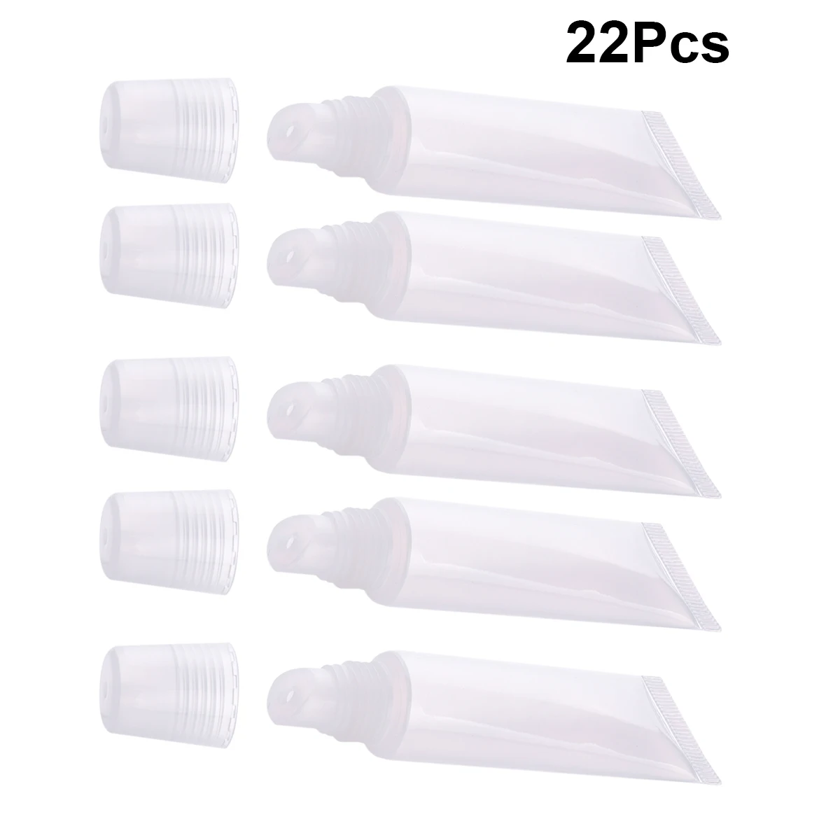 

22 Pcs Lipstick Tube Makeup Container Gloss Squeeze Containers Empty Sample Tubes Balm Hose