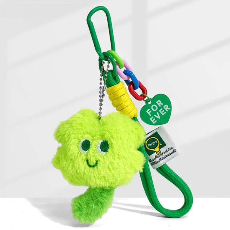 

Новинка в наличии Kawaii, рюкзак с четырьмя листами клевера, украшения для сумочек, подарите друзьям, милый стиль меньшинства, модный творческий праздник, подарок