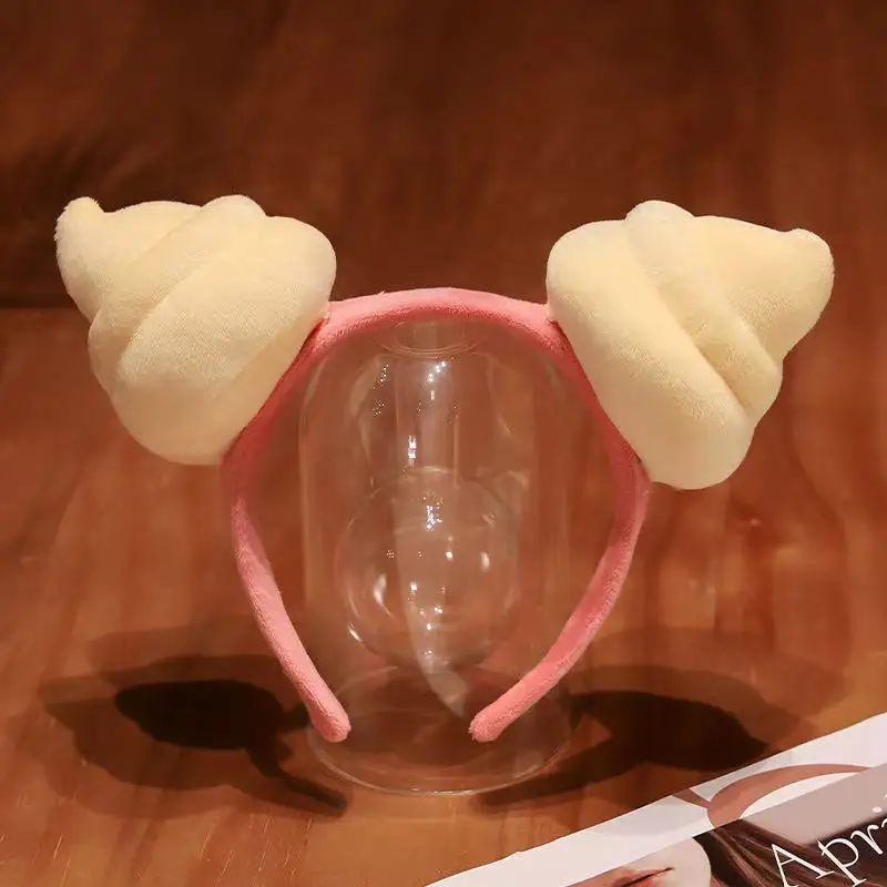 

The latest personalized two piece stool headband filled plush toy figurine doll cartoon anime cute children's birthday gift doll