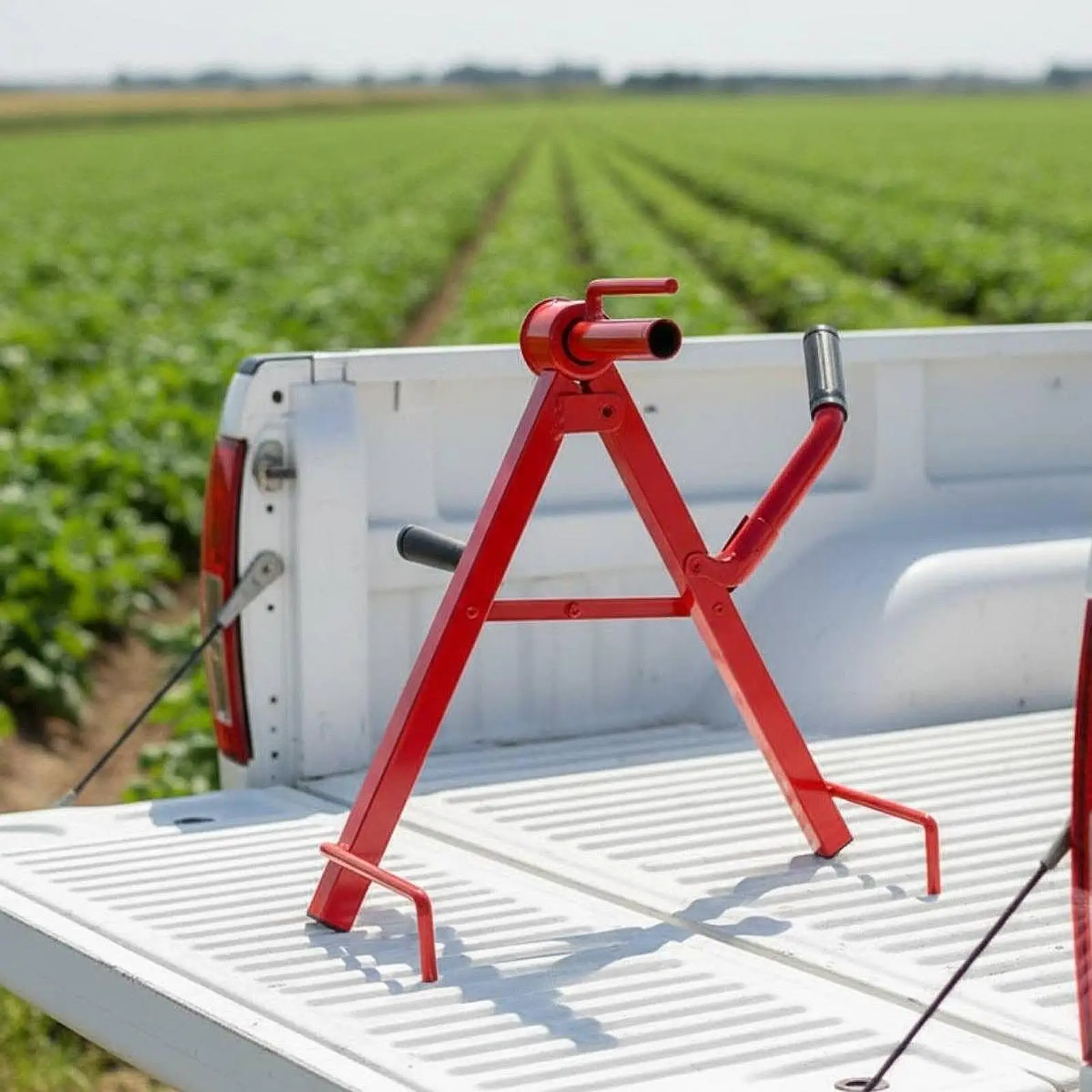 Versatile Water Hose Reel Cart Foldable Hand Crank Rack for Plant Watering and Emergency Use