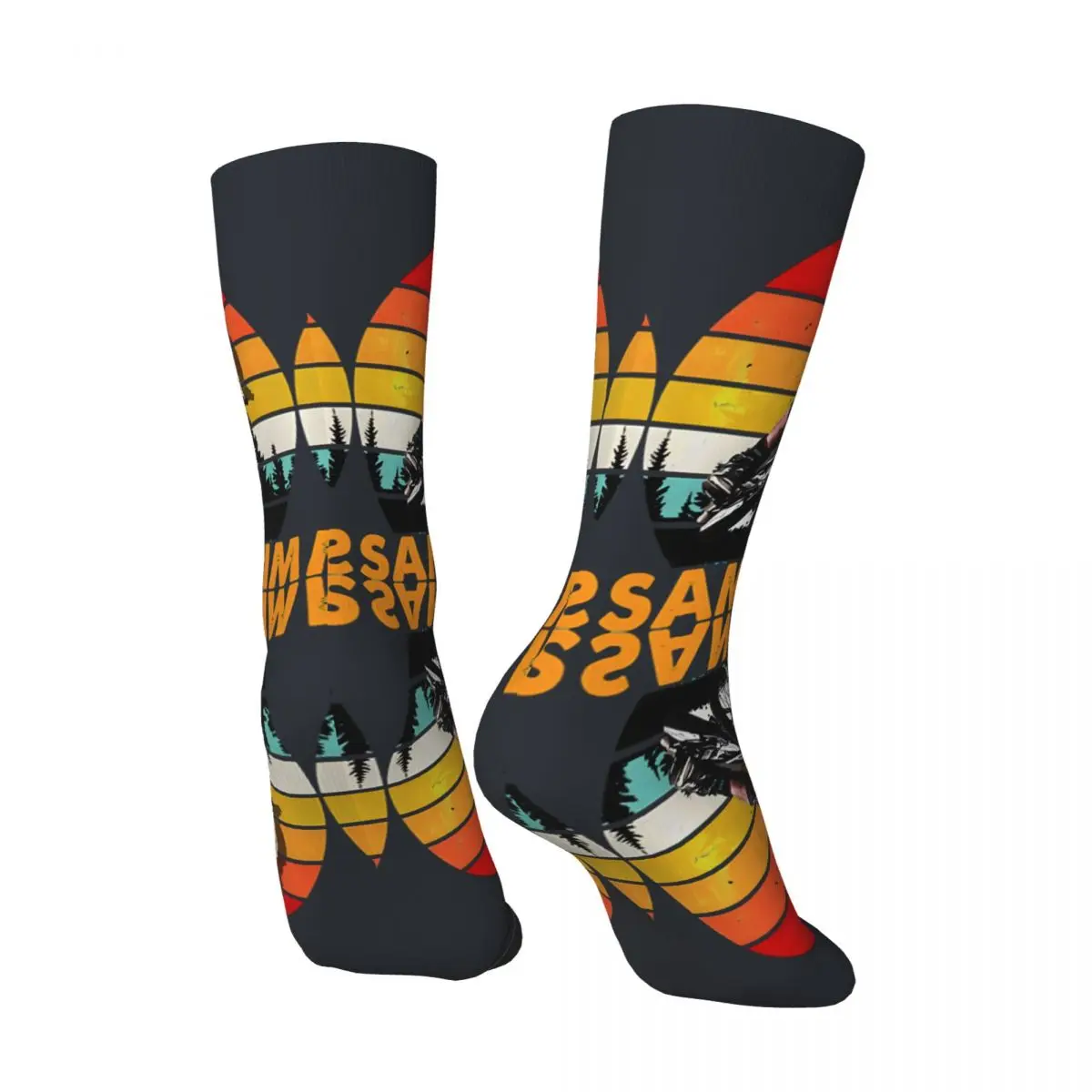 Funny Crazy MTB Sock for Men Hip Hop Harajuku Sam Pilgrim Happy Quality Pattern Printed Crew Sock official-website tops fugees