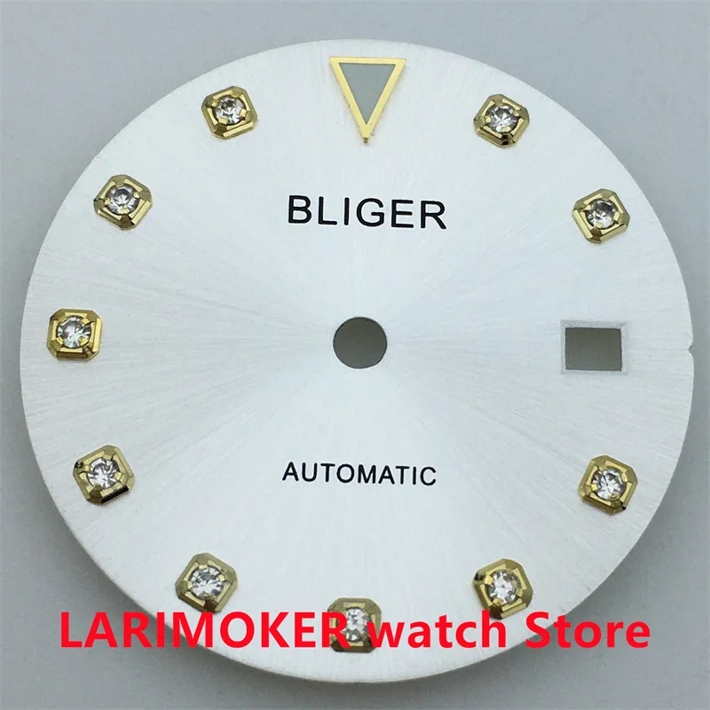 BLIGER-esfera estéril de 29,3mm, compatible con Miyota 8205, 8215, 821A, PT5000, ETA 2836, 2824, gaviota 1612, Mingzhu DG2813, 3804, movimiento
