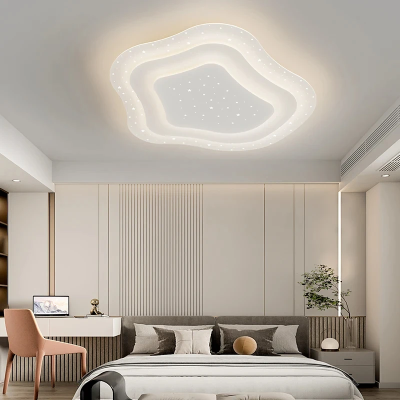 Imagem -03 - Moderno Nordic Ultra Fino Led Lâmpada do Teto Starry Sky Light Luminárias Simples Sala de Estar e Quarto Decoração de Casa