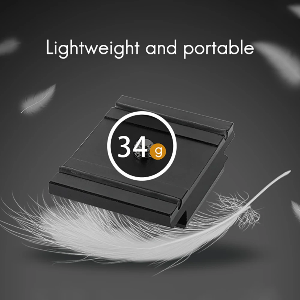 

200PL-PRO Quick Release Cold Shoe Plate Mount Adapter For MH494-BH / MH496-BH Gimbal DSLR Camera Cage