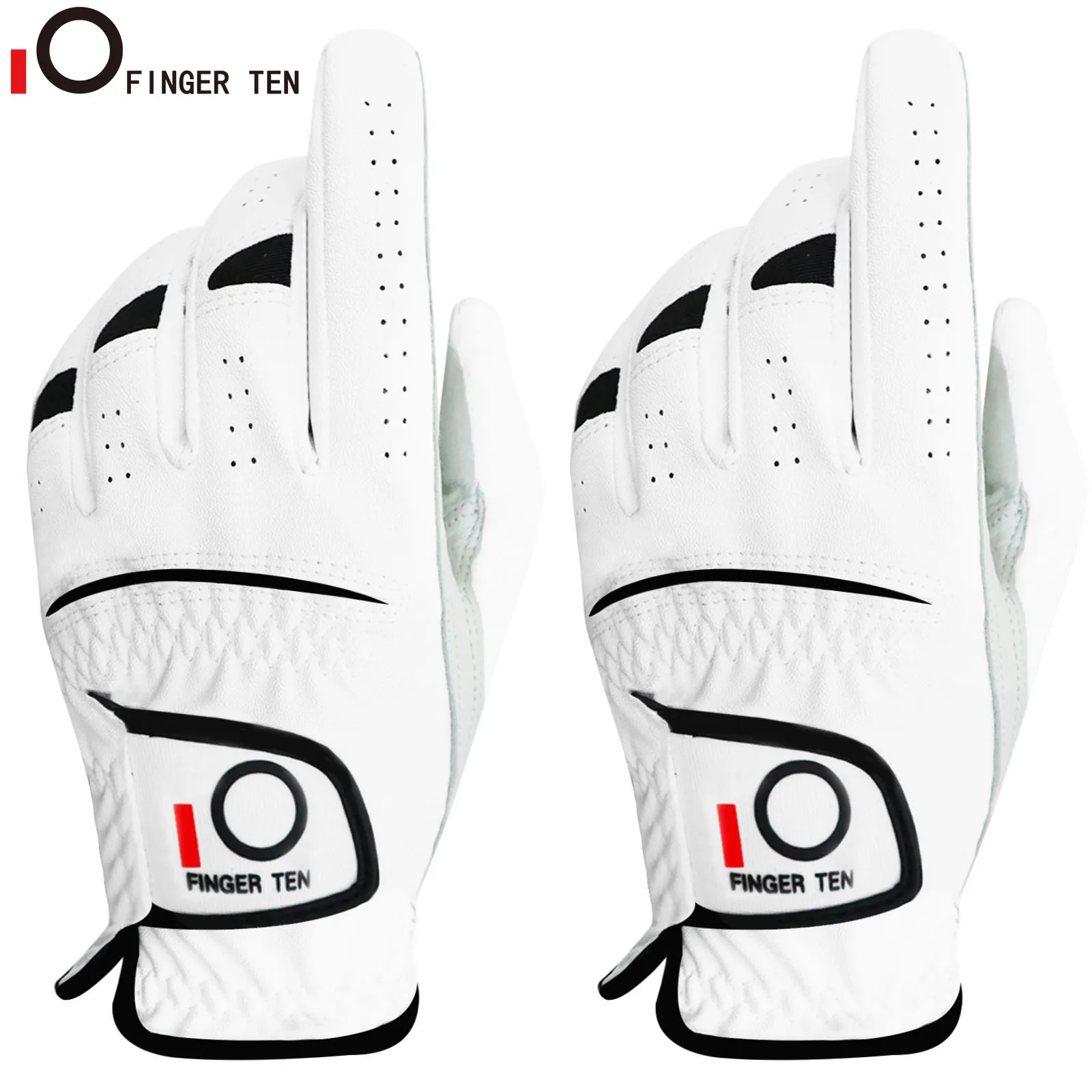 

New Leather Golf Gloves Men Left Right Hand Small Medium ML Large XL Breathable Grip Lh Rh Glove Accessories Drop Shipping
