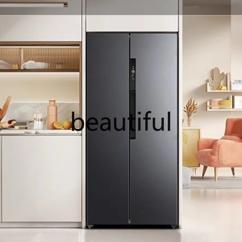 

Opposite door refrigerator air-cooled and frost-free first-level frequency conversion household large-capacity antibacterial