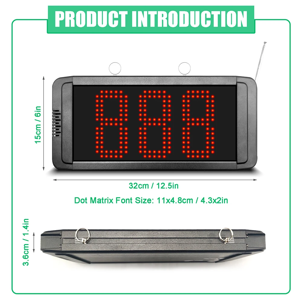 Hot Sale Multi-functional Wireless Queuing System for Bank Hospital Restaurant