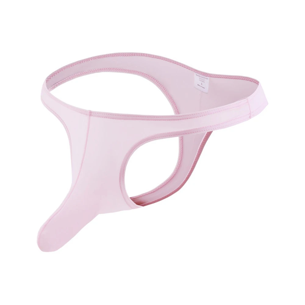 

Clothes Men Briefs Low Rise Panties Shorts Solid Color T-Back Thong Translucent Underpants Breathable Underwear