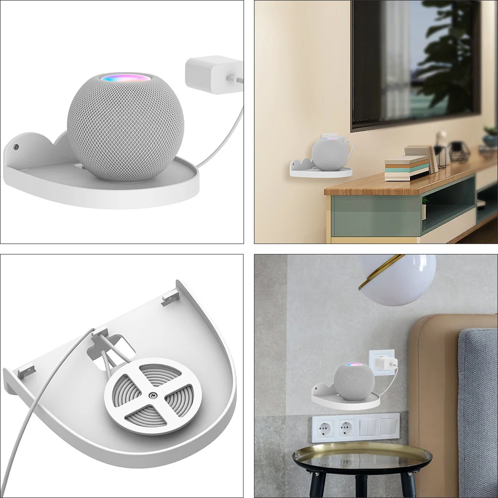 

Speaker Stand Wall-Mounted Audio Rack 1.5M Cord Winder For Speaker Holder Wireless Router Ip Camera