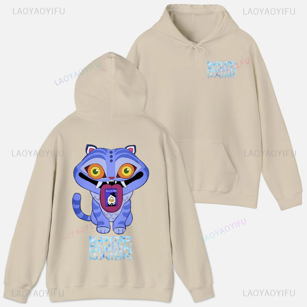 K-kpop Demon Hunters Funny Streetwear Printed Unisex Hoodie Clothes Tops Women Long Sleeve Graphic Sweatshirt Quality Clothing