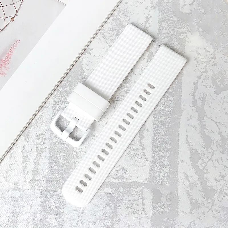 18mm/20mm/22mm Silicone straps For Amazfit GTS 4/3/2/2e/4 Mini/GTR 4/3/3 Pro/2/2e Sport Bracelet Amazfit bip 6-5-3/u/s/pro band