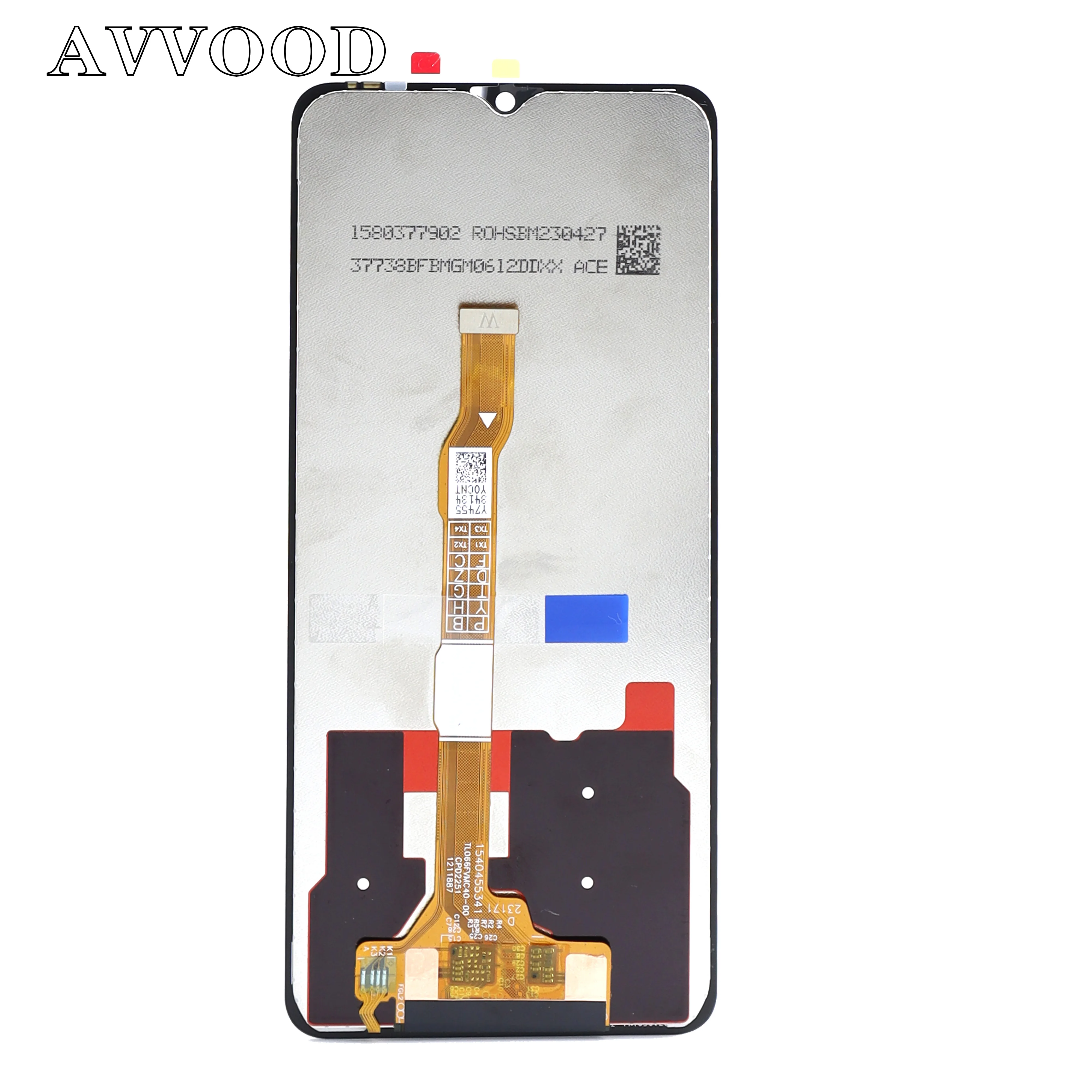 LCD Touch Screen Digitizer Assembly, Replacement Repair Parts, Original for Vivo Y36, Y35M Plus, V2247 LCD