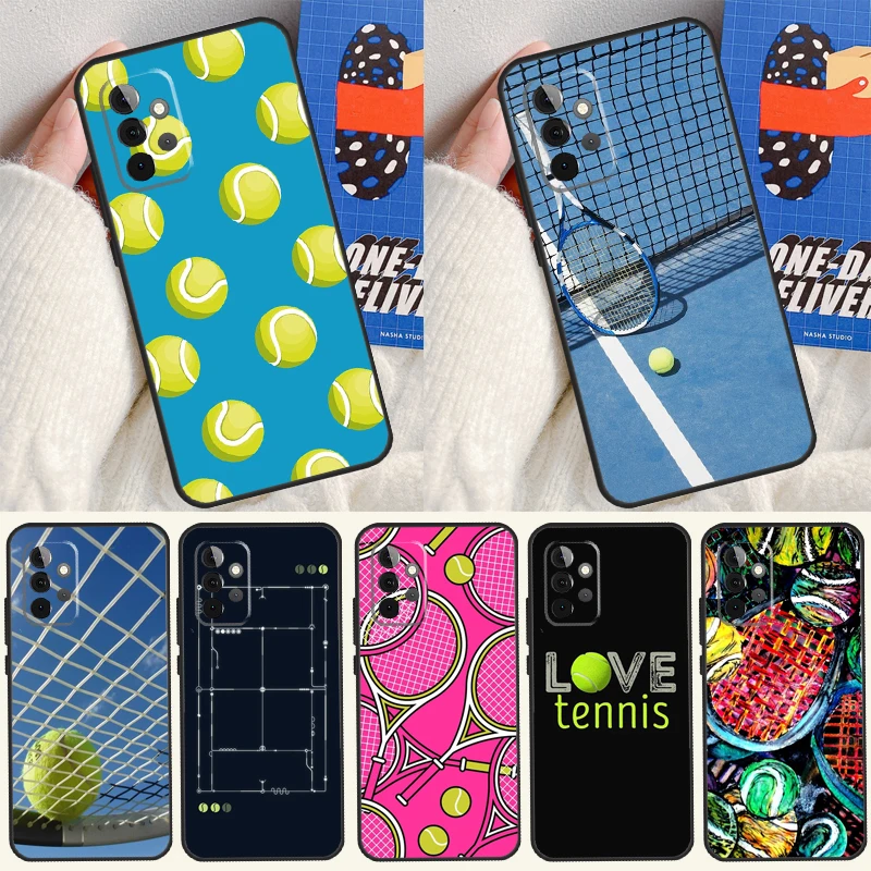 Tennis Ball Sport For Samsung Galaxy A54 A34 A14 A55 A35 A15 A53 A33 A13 A05 A06 A16 A22 A32 A52 Phone Case