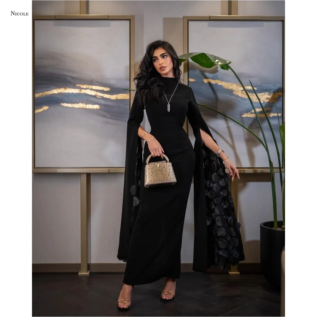 

Nicole Luxurious Party Dresses for Special Occasions Round Collar Fishtail Skirt Evening Dresses Luxury 2025 Custom Made Prom