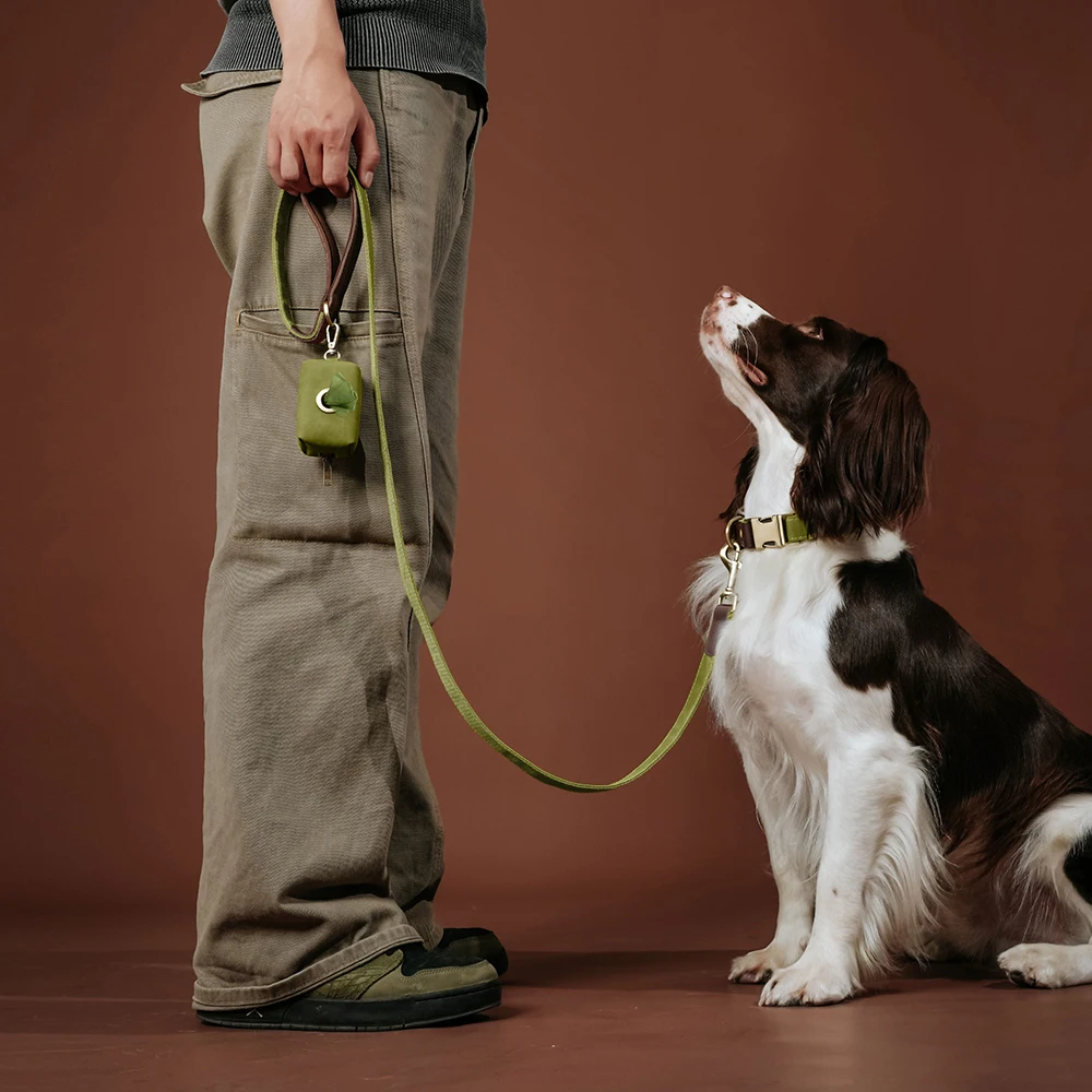 1,5m Lange PU-Leder Gepolsterte Hundeleine Langlebige & Retro-Hundeleine für Kleine und Mittelgroße Hunde in 9 Farben Erhältlich – Detail 18
