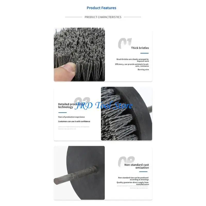 A2UD Disc Brush Polishing Wheel Brush For Handheld Machines And Workbenches Grinders