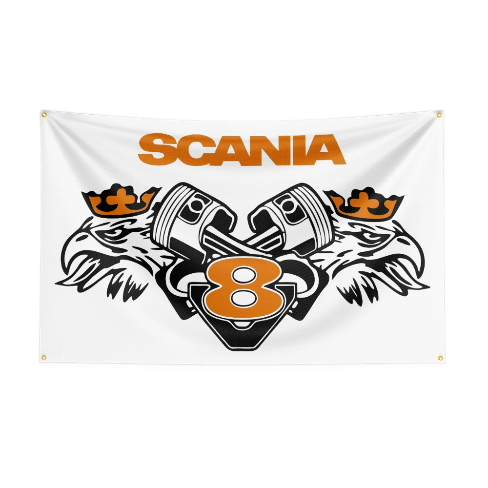 

3X5 FT Scanias Flag Polyester Printed Car Banner For Decor