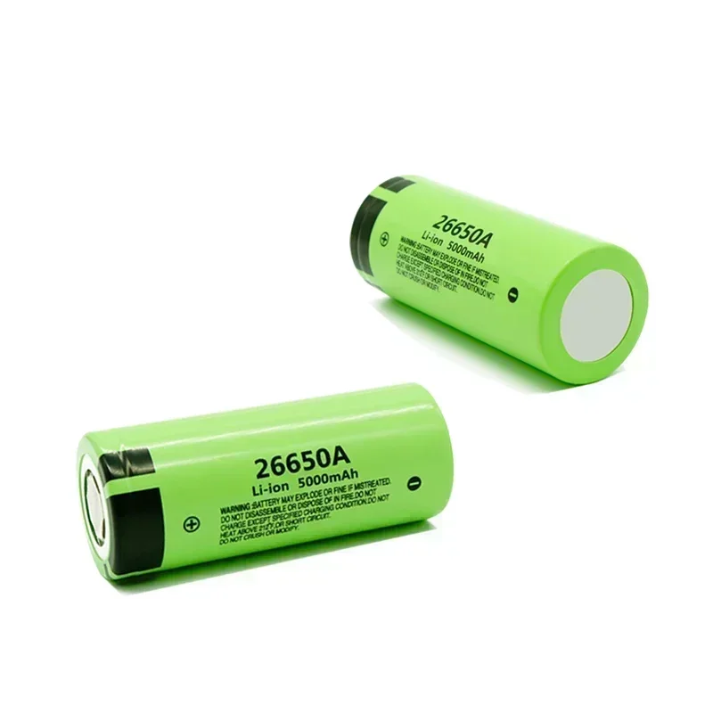 Nowe 1-10 SZT. 26650A 3.7V 5000 mAh Bateria o Dużej Pojemności 26650 20A Bateria Litowo-Jonowa Akumulator do Zabawek Latarki — zdjęcie produktu 5