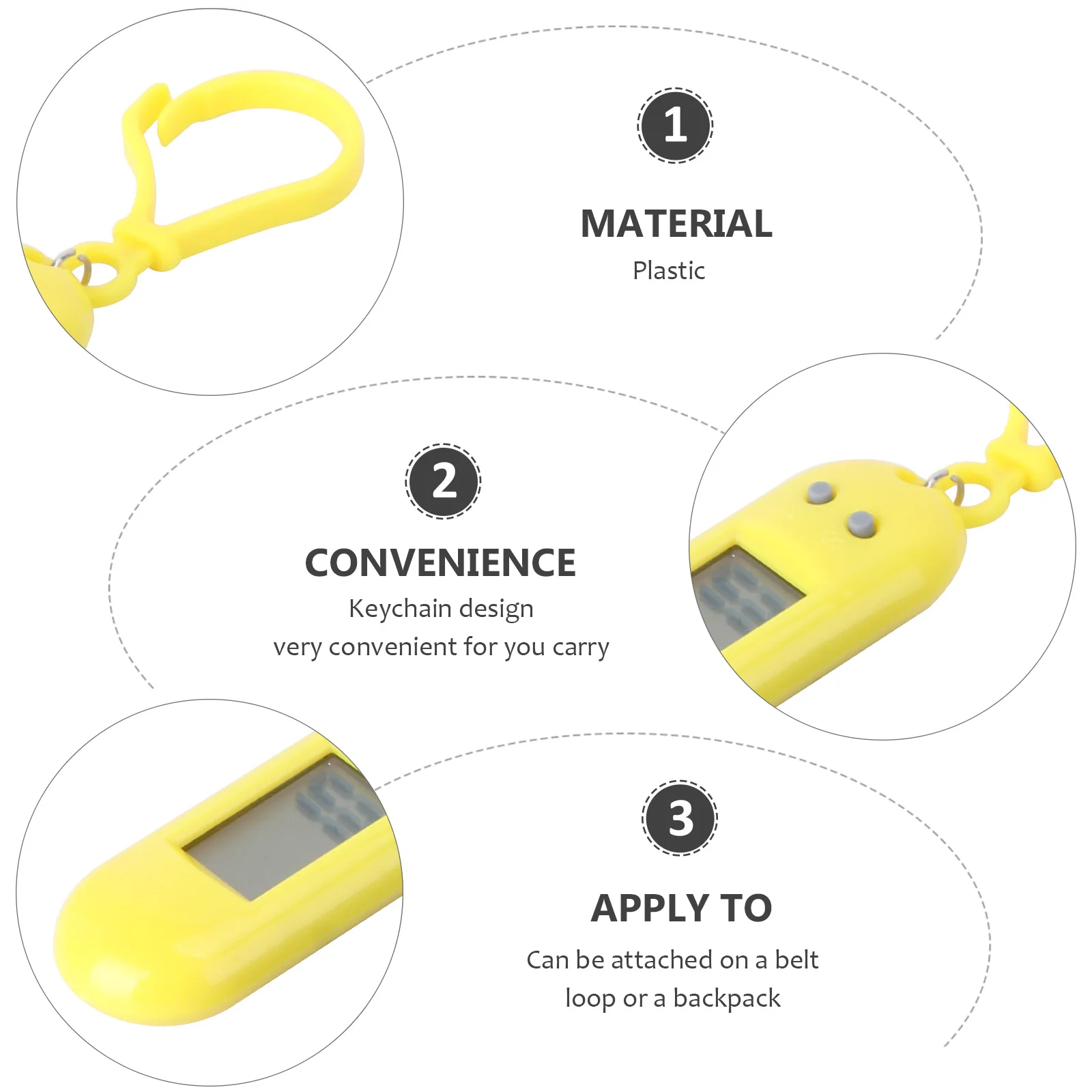 

4pcs Pocket Watch Mini Digital Keychain Lightweight Durable Electronic Clock Kids Children Simple Portable Gift Idea