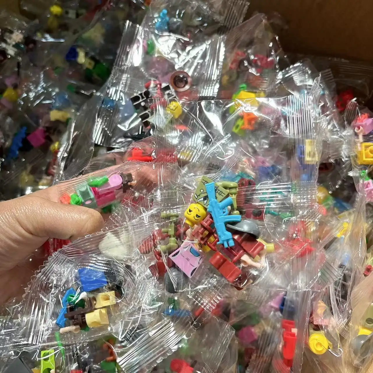 Set de 50 Figuras de Acción Miniatura Aleatorias, Bloques de Construcción, Ciudad, Militar, Policía, Ejército, Juguetes Educativos para Niños