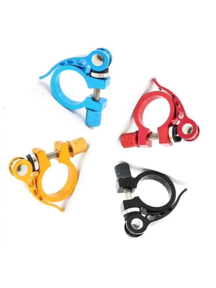 AliExpress 1PC MTB Bike Seatpost Clamp Ultralight Aluminum Alloy Quick Release for 25.4/28.6/31.8/34.9mm Seat Posts Cycling Accessories