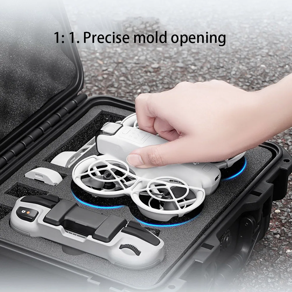 حقيبة حمل احترافية لـ DJI NEO ، صندوق واقي مقاوم للماء مع حزام ، حقيبة تخزين قشرة صلبة ، ملحقات تحكم