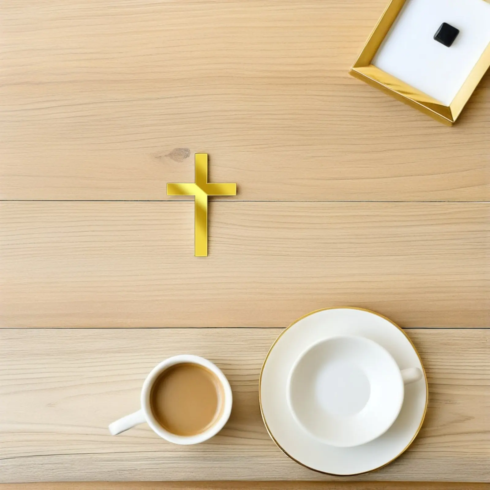 

20 шт. акриловых золотых крестиков для украшения торта, зеркальные топперы для крещения, свадьбы, дня рождения, вечеринки, свадебные топперы для капкейков