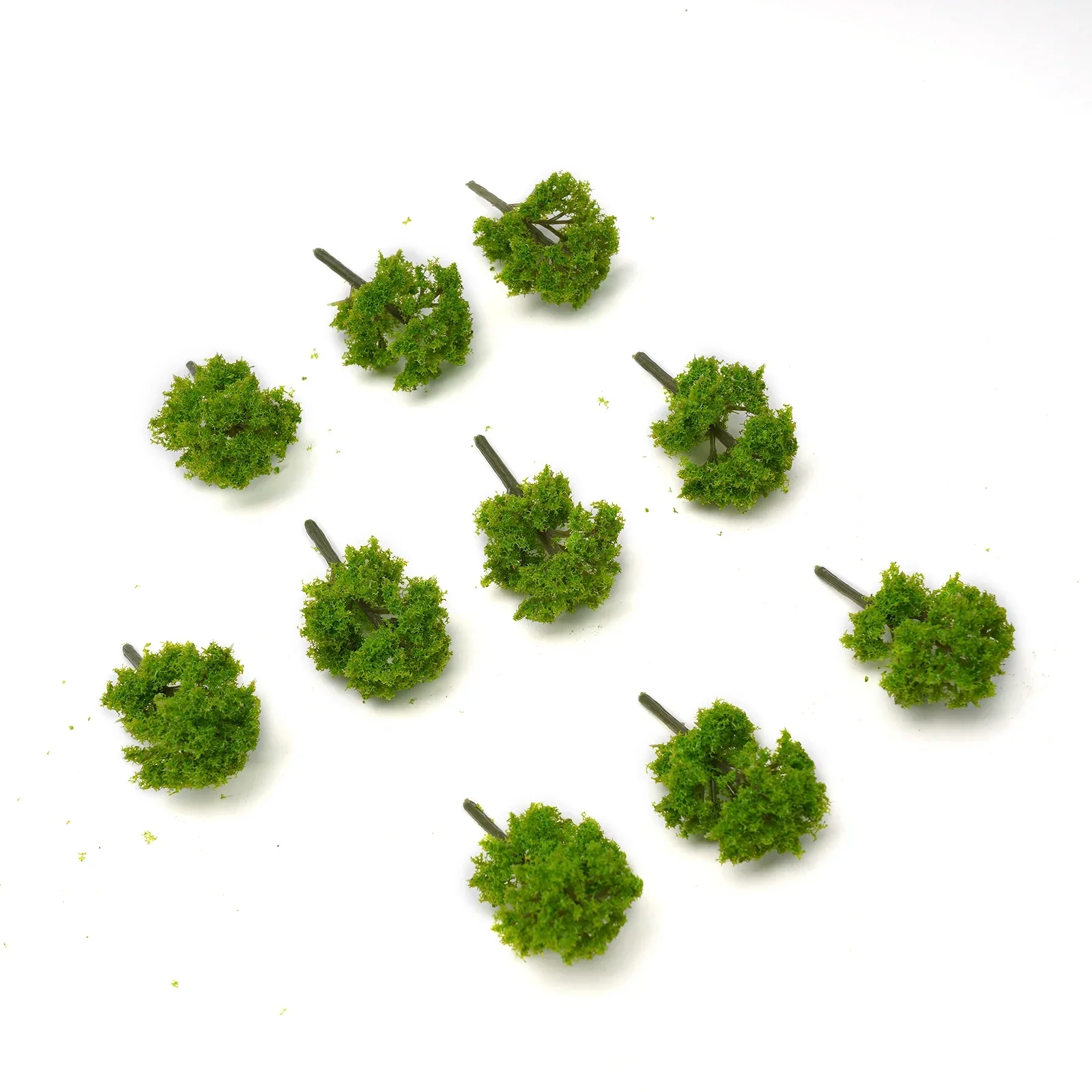 10 قطعة 7 سنتيمتر 9 سنتيمتر الأشجار نموذج المناورات قطار السكك الحديدية المشهد المعماري تخطيط البلاستيك DIY بها بنفسك اكسسوارات Sandtable ديكور المشهد